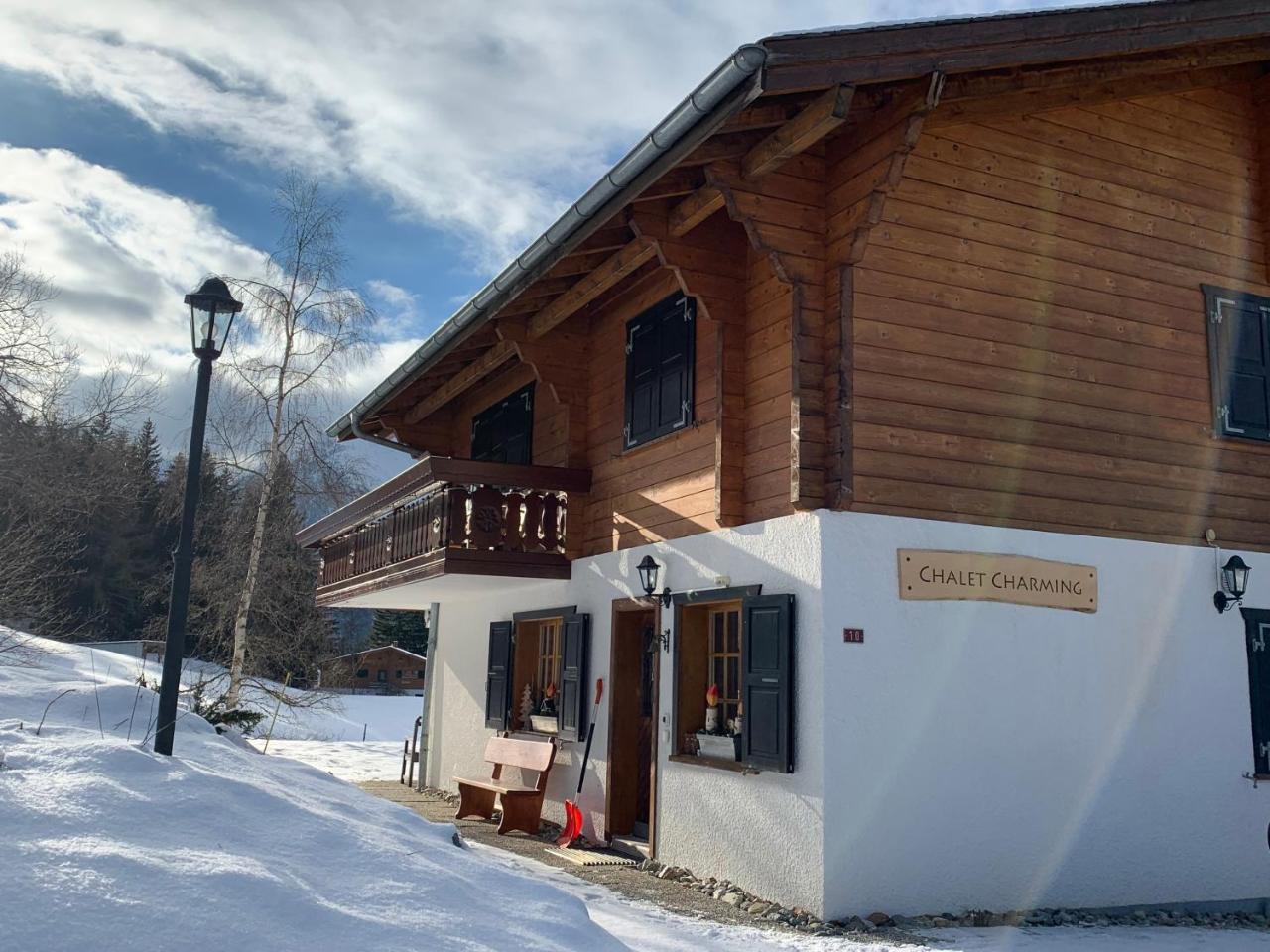 Chalet Charming Grachen Exterior photo